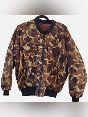 Field & Stream Brown Camo Bomber Jacket